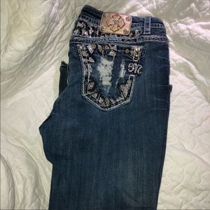 EUC Miss Me Bootcut Jeans Size 18